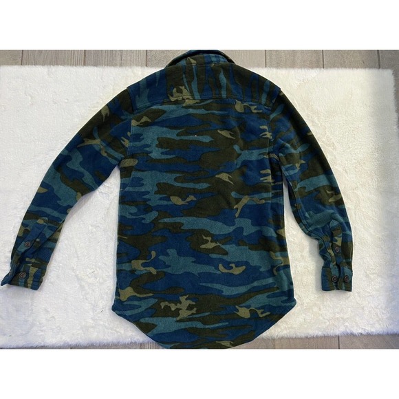 Outdoor Life Jacket Mens Small Camoflauge Fleece Button Up Hunt Winter Fall - Picture 5 of 8